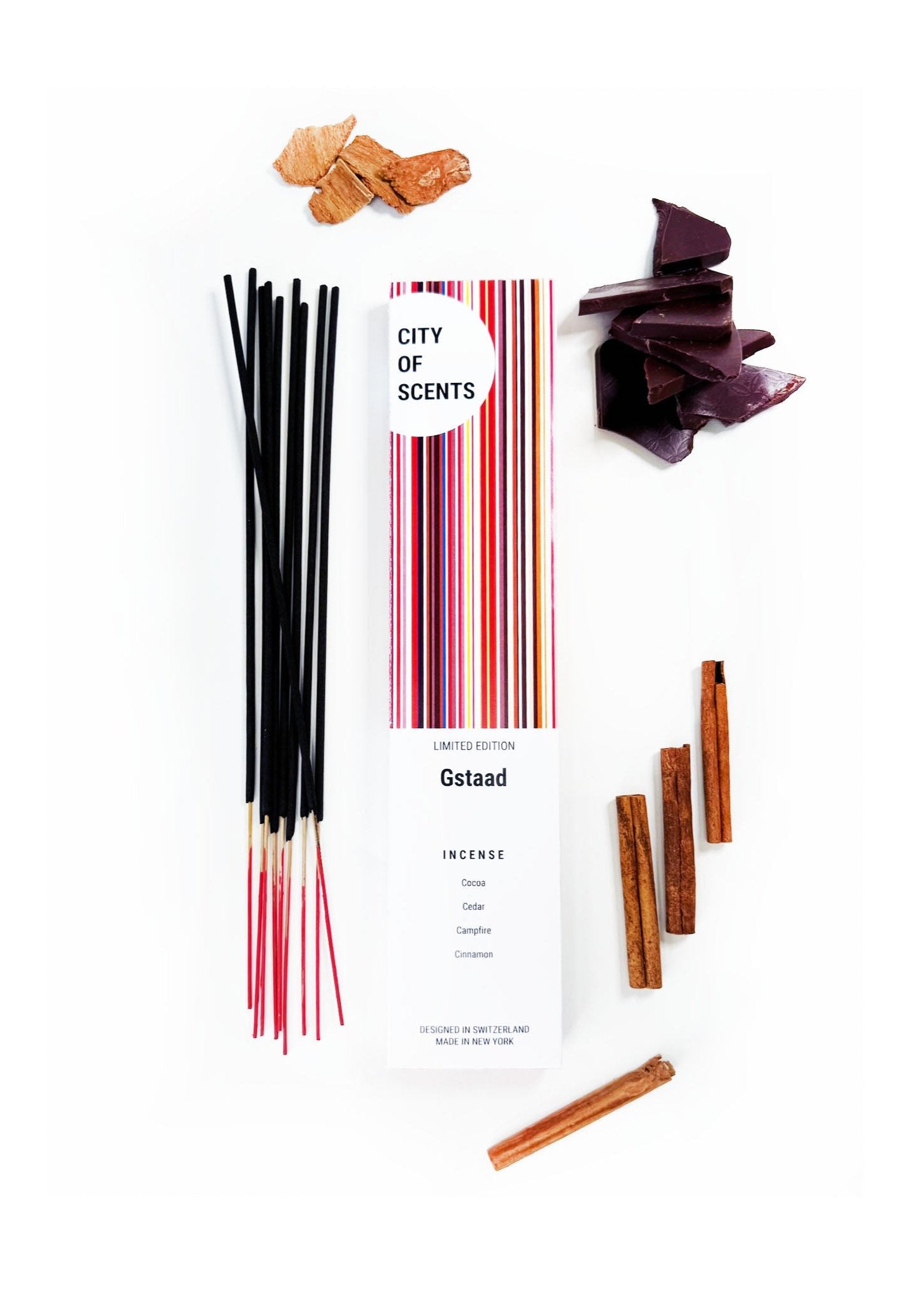 Gstaad inspired luxury organic home scents incense and room mist