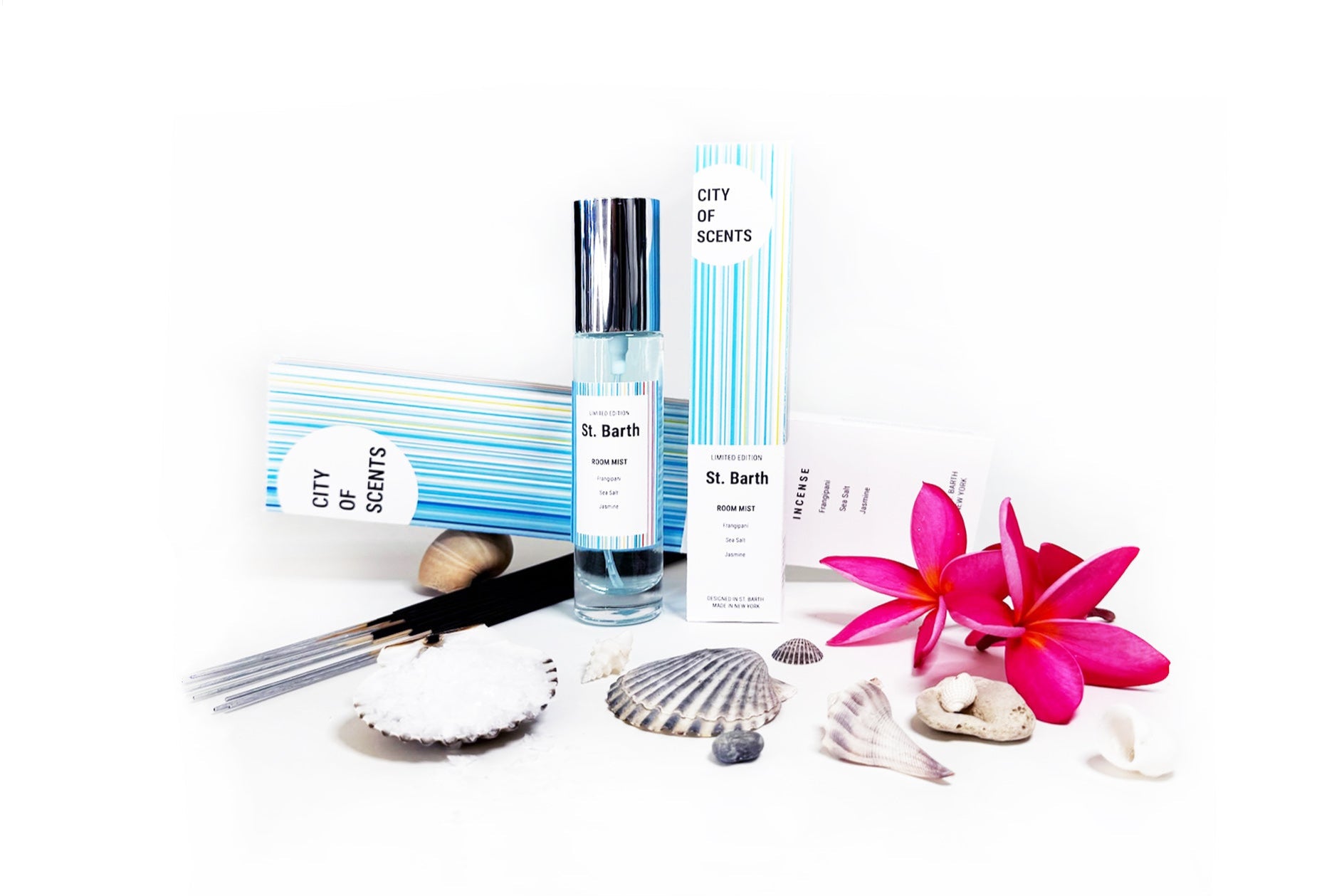 St Barth Collection luxury essential oil incense and room spray